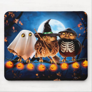 Mousepad Coruja de Halloween
