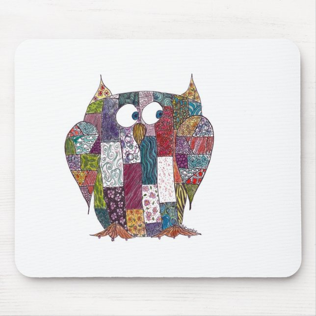 Mousepad Coruja de LogCabin (Frente)