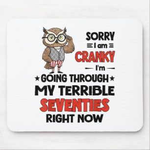 Mousepad Coruja Desculpe, Estou Irritada Estou Atravessando