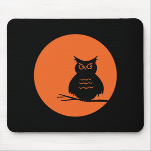 Mousepad Coruja do Dia das Bruxas