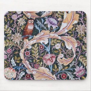 Mousepad Coruja e Flores, William Morris