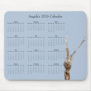 Mousepad Coruja Neve Em Vôo – Calendário 2026