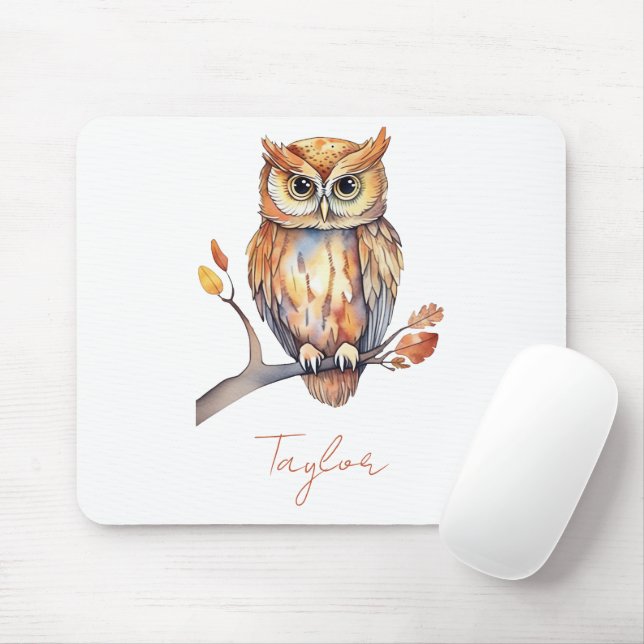 Mousepad Coruja Personalizada (Com mouse)