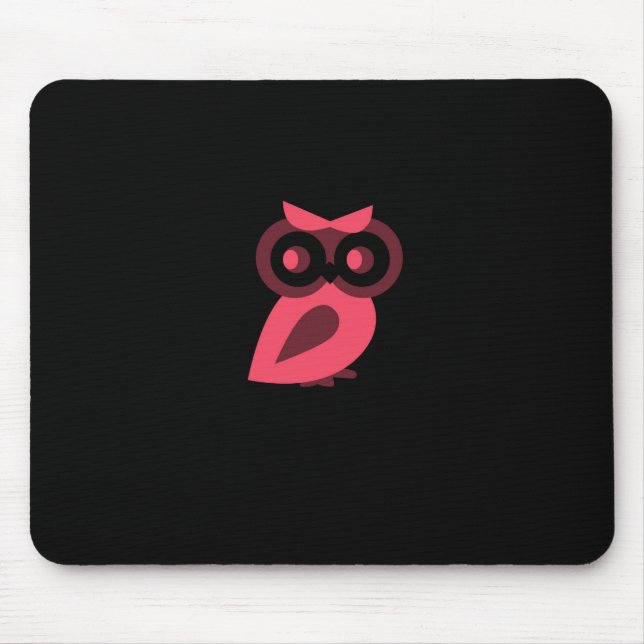 Mousepad Coruja Rosa (Frente)