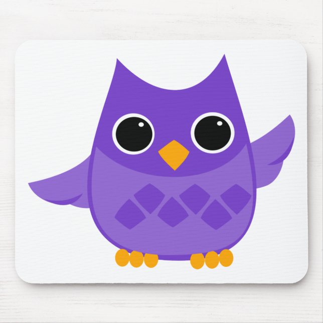 Mousepad Coruja Roxa (Frente)