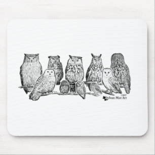 Mousepad Corujas