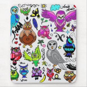 Mousepad Corujas