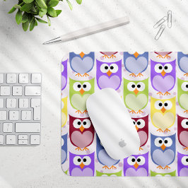 Mousepad Corujas Bonitas, Padrões De Coruja, Corujas De Beb