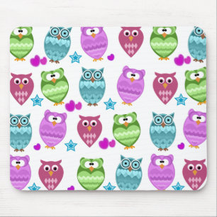 Mousepad corujas bonitos