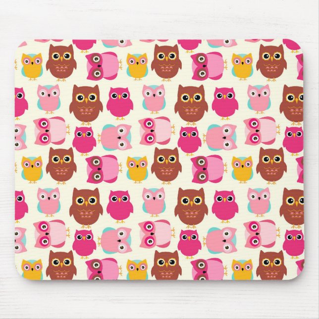 Mousepad Corujas Fofas (Frente)