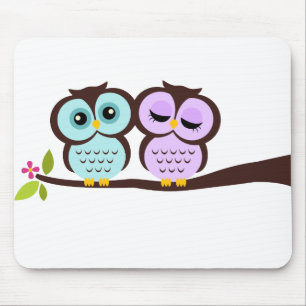 Mousepad Corujas Lindas