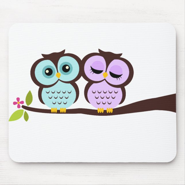 Mousepad Corujas Lindas (Frente)