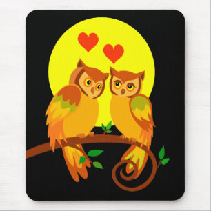 Mousepad Corujas no amor