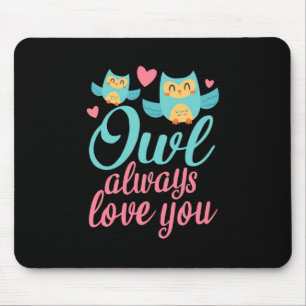 Mousepad Corujas Sempre Te Ama
