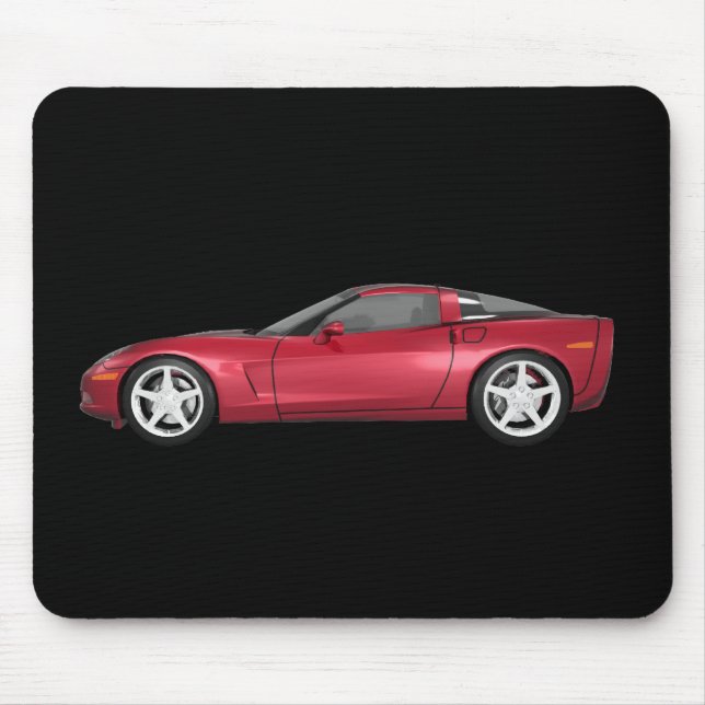 Mousepad Corveta 2008: Carro de esportes: Os doces Apple (Frente)