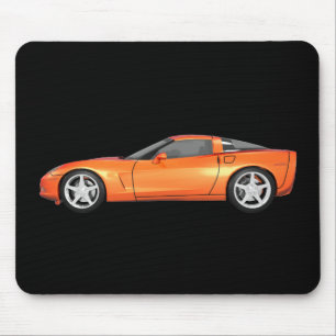 Mousepad Corvette 2008: Carro desportivo: Término Laranja: