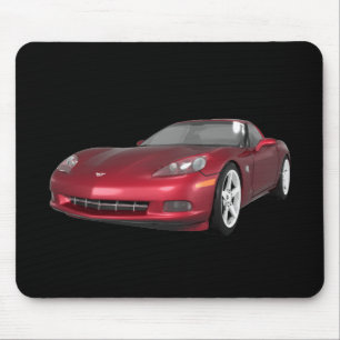 Mousepad Corvette 2008: Carro Esportivo: Candy Apple Finish