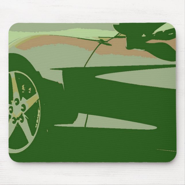 Mousepad Corvette Verde Camouflage (Frente)