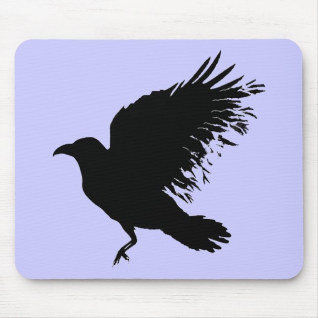 Mousepad Corvo - preto (Frente)