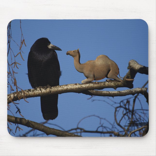 Mousepad Corvo Surpreso (Frente)