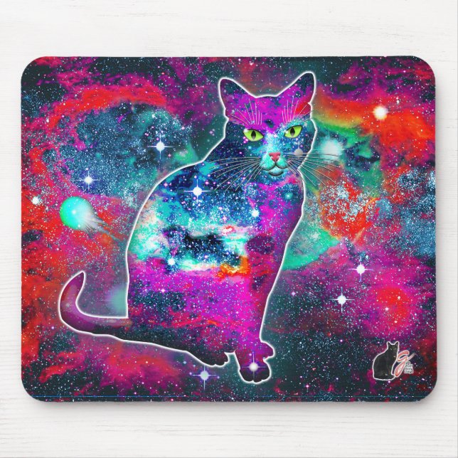 Mousepad Cosmic Cat Delta (Frente)