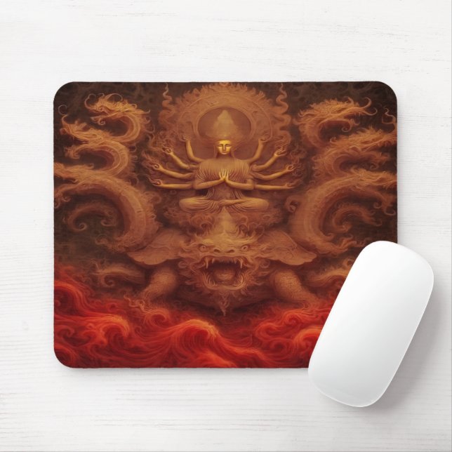 Mousepad Cosmic Dragon (Com mouse)