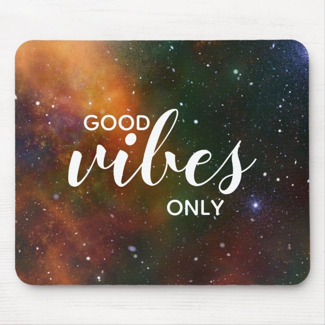 Mousepad Cosmos Space Galaxy Stars Boas Víblias Apenas Cita (Frente)