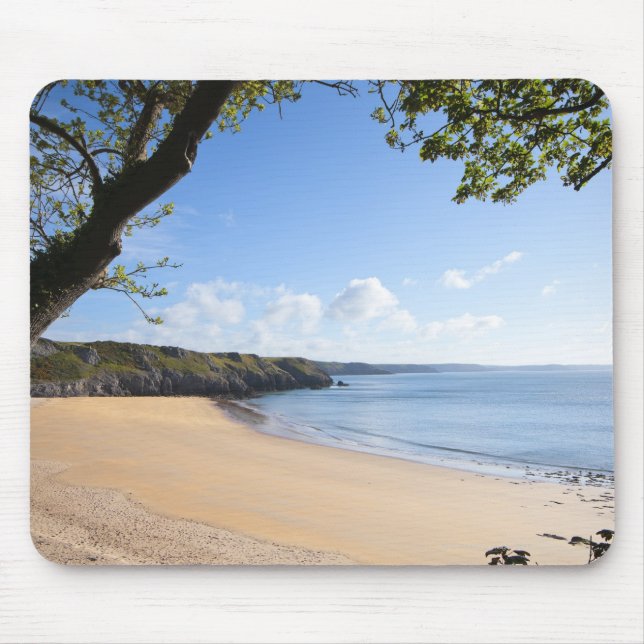 Mousepad Costa de Barafundle Bay Pembroke Pembrokeshire (Frente)