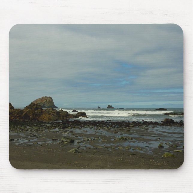 Mousepad Costa do Pacífico no Parque Nacional Redwood (Frente)