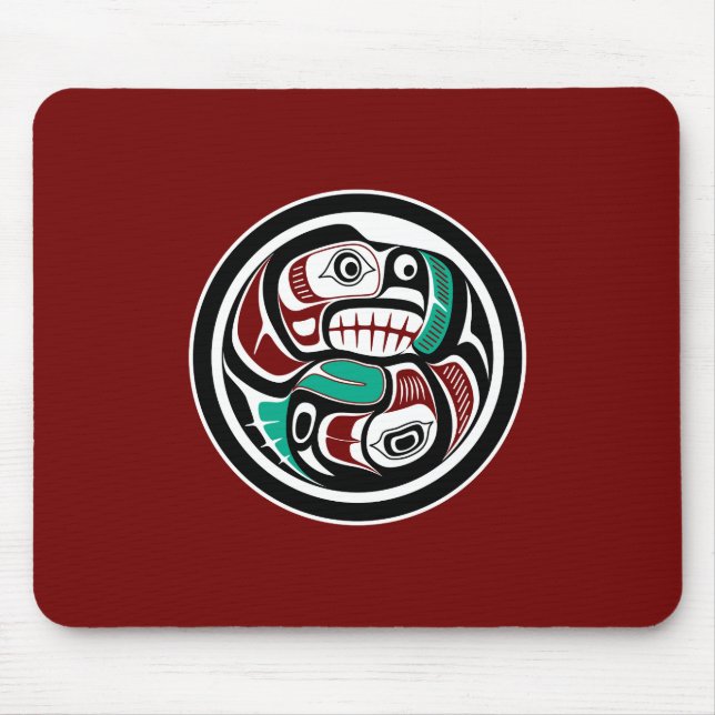 Mousepad Costa do Pacífico Noroeste - Otter perseguindo Sal (Frente)