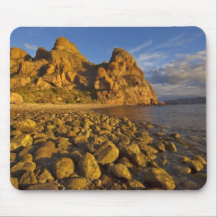Mousepad Costa rochosa na Isla Carmen no Golfo de