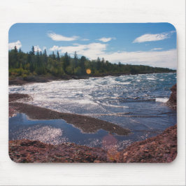 Mousepad Costa Rochosa Vermelha – Lago Superior, U.P.