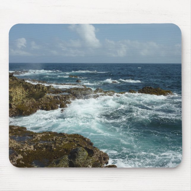 Mousepad Costa Rocky de Aruba e Oceano Azul (Frente)