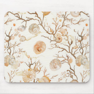 Mousepad Costeira russa - Conchas, Starfish, Recife (14)