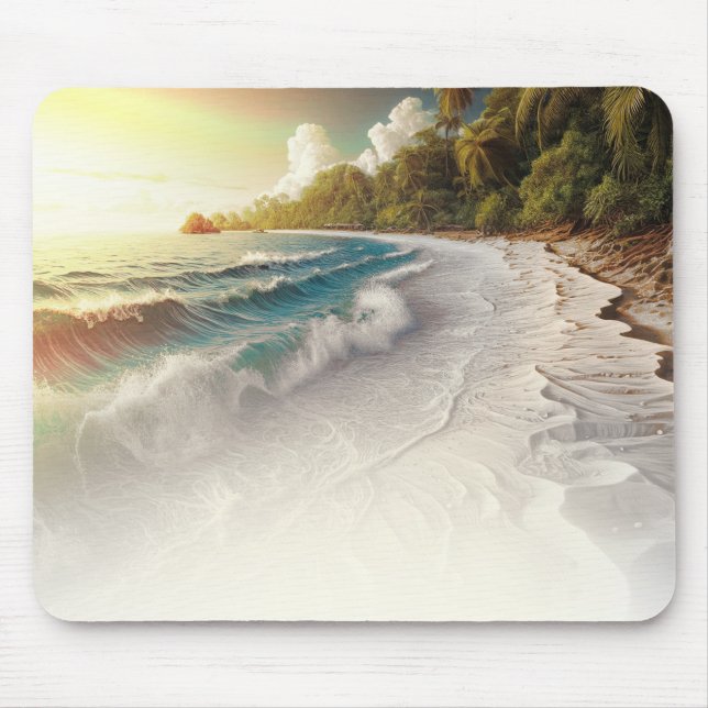 Mousepad Costeira Russa Sunset de Praia do Paraíso (Frente)