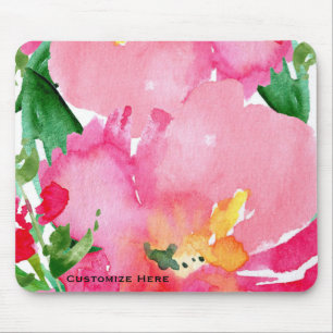 Mousepad Costume floral do chique do verão da flor