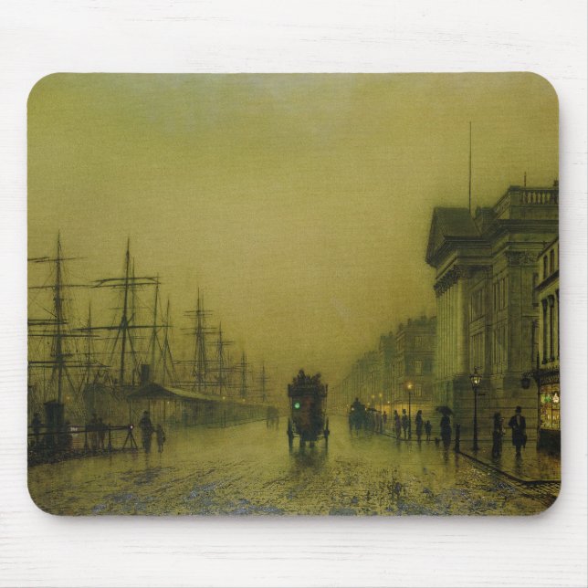 Mousepad Costumes H das docas de John Atkinson Grimshaw | (Frente)