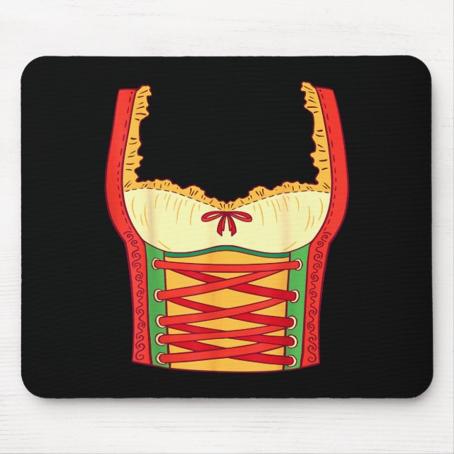 Mousepad Costumes Women Funny Shirt  (Frente)