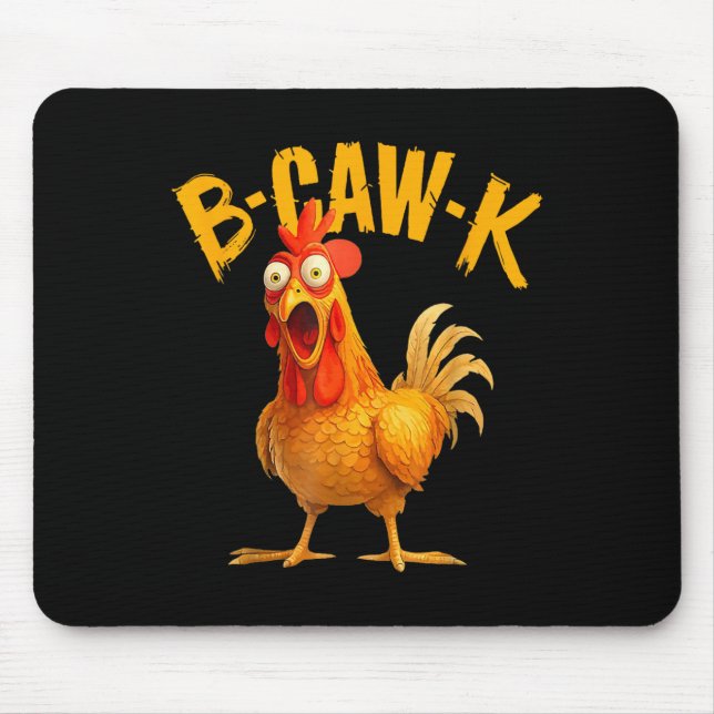 Mousepad Cota-cota Citação Engraçada Grande Meme de Frango  (Frente)