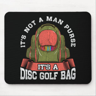 Mousepad Cota de jogador de golfe engraçada bolsa de golfe