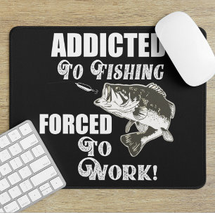 Mousepad Cota De Pesca Engraçada Peixe Esportivo