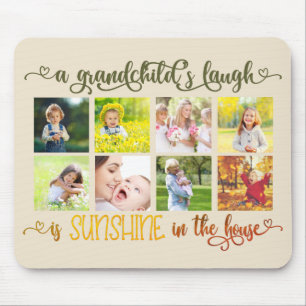 Mousepad Cotação de Netos e Colagem de Fotos Personalizad