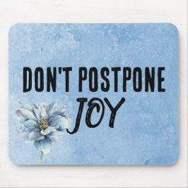 Mousepad Cotação E Flor Azul