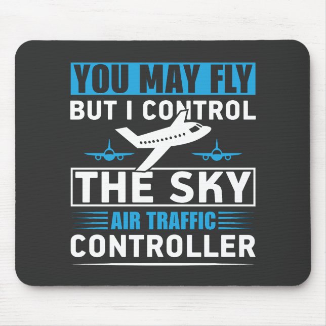 Mousepad Cotação Funny do Aeroporto de Controlador de Tráfe (Frente)