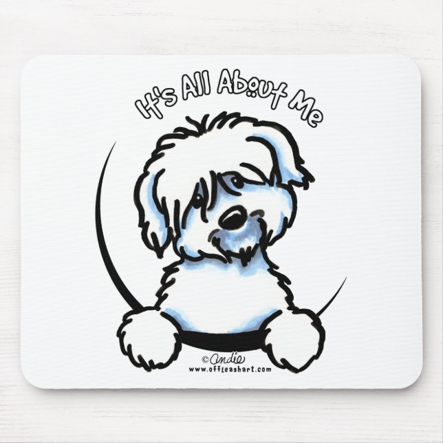 Mousepad Coton de Tulear é tudo sobre mim (Frente)