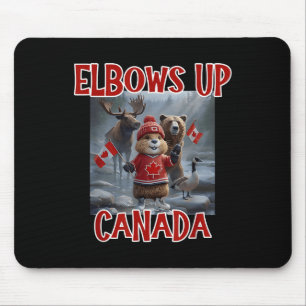 Mousepad Cotovelo Canadá Est 1867 Orgulhoso Ca Forte Canade