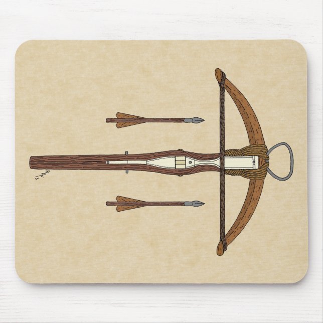 Mousepad Cotovelo medieval com parafusos (Frente)