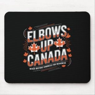 Mousepad Cotovelos Acima Canadá Nunca Confunda Gentileza Co
