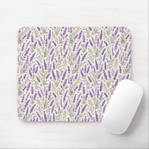 Mousepad Cottagecore Ramalhete Botânico de Lavanda
