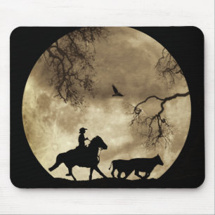 Mousepad Country Western Cowboy